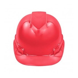 Casco De Seguridad ROJO Polietileno Alta densidad clase E aguanta hasta 20,000v tensión de 30,000v tipo 1 industrial