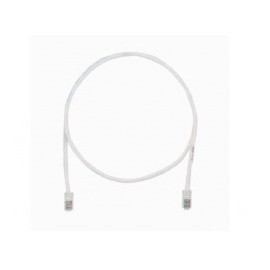 Cable de parcheo UTP Categoría 6, con plug modular en cada extremo - 1 m. - Blanco mate