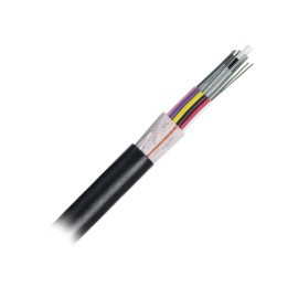 1 mt Fibra Óptica 12 hilos, OSP (Planta Externa), No Armada (Dieléctrica), MDPE , Multimodo OM3 50/125