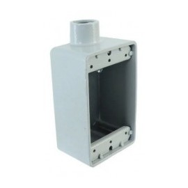 Caja FS para tubo manguera de 1" Pulgada Caja Metálica para manguera plástica con metal de 1 pulgada liquid tigth