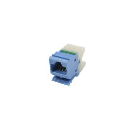 Jack MAX UTP Categoría 6, Estilo 110, Montaje Plano, Color Azul Jack Siemon cat.6 Jack categoría 6