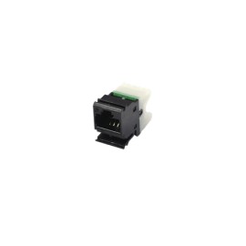 Jack MAX UTP Categoría 6, Estilo 110, Montaje Plano, Color Negro Jack Cat6 Siemon Jack Siemon Cat.6
