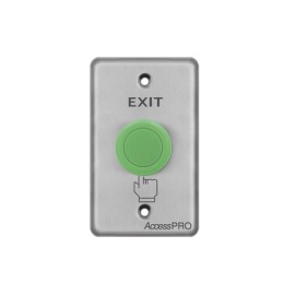 Botón Tipo Hongo Color Verde / NO, NC, COM Boton para control de acceso Botón para Chapa botón para imán puerta