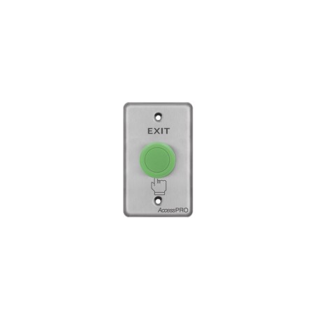 Botón Tipo Hongo Color Verde / NO, NC, COM Boton para control de acceso Botón para Chapa botón para imán puerta