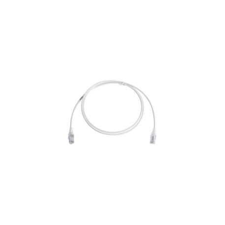 Patch Cord MC6 Modular Cat6 UTP, CM/LS0H, 3ft, Color Blanco, Diámetro Reducido (28AWG) SIEMON