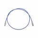 Patch Cord MC6 Modular Cat6 UTP, CM/LS0H, 3ft, Color Azul, Diámetro Reducido (28AWG)