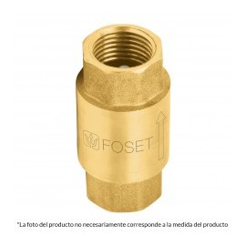 Válvula check de 3/4" con resorte Válvula de retención con resorte 200 psi / 1,379 kPa