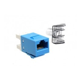 Jack Cat.6 Categoría 6 AMP Netconnect SL 110 Series Modular Jack RJ45 AMP Unshielded Jack hembra RJ45 Commscope Azul