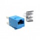 Jack Cat.6 Categoría 6 AMP Netconnect SL 110 Series Modular Jack RJ45 AMP Unshielded Jack hembra RJ45 Commscope Azul