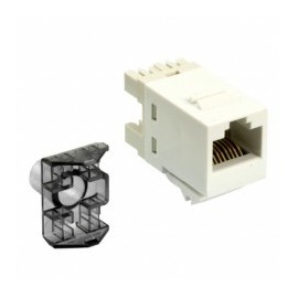 Jack Cat.6 Categoría 6 AMP Netconnect SL 110 Series Modular Jack RJ45 AMP Unshielded Jack hembra RJ45 Commscope Blanco