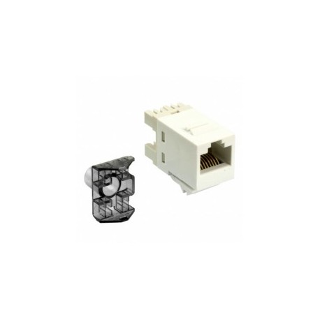 Jack Cat.6 Categoría 6 AMP Netconnect SL 110 Series Modular Jack RJ45 AMP Unshielded Jack hembra RJ45 Commscope Blanco