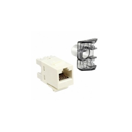 Jack Cat.6 Categoría 6 AMP Netconnect SL 110 Series Modular Jack RJ45 AMP Unshielded Jack hembra RJ45 Commscope Marfil Beige