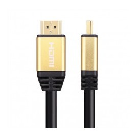 Cable Hdmi A Hdmi Video 3 Metros 4K SUPER FULL HD Cable HDMI Profesional DORADO Cable De VIDEO HD 3m / 3 Mts