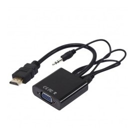 HDMI to VGA converter with 3.5 audio HDMI/VGA converter, HDMI, VGA, Male/Female Color White/Black