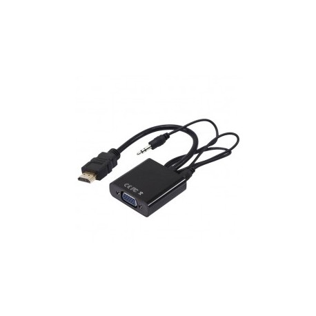 HDMI to VGA converter with 3.5 audio HDMI/VGA converter, HDMI, VGA, Male/Female Color White/Black