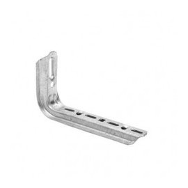 Ménsula omega tipo L 110mm inteligente, para montar charola de 50 a 100mm en pared o muro