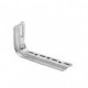 Ménsula omega tipo L 110mm inteligente, para montar charola de 50 a 100mm en pared o muro