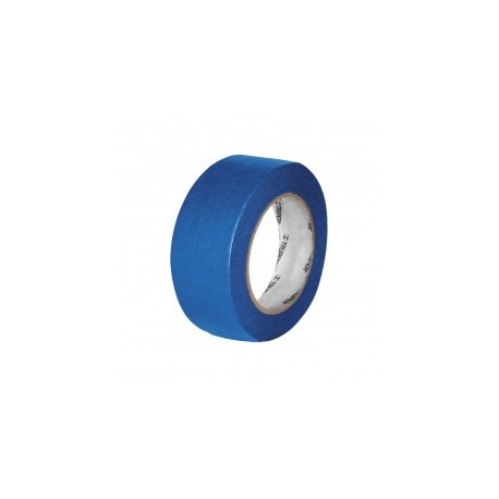 Masking Tape, 2', Ancho 51mm Azul 12624 Truper Cinta de papel Azul para pintar Cinta Maskin azul de 2" de 50 Metros