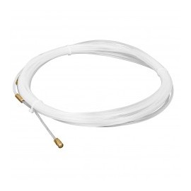 Guia Jalacable Guia para jalar cable de Nylon de 30 Metros 30 mts Guia flexible para jalar cable con puntas de latón