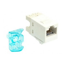 Jack Cat.5e Categoría 5e AMP Netconnect SL 110 Series Modular Jack RJ45 AMP Unshielded Jack hembra RJ45 Commscope Blanco