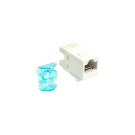 Jack Cat.5e Categoría 5e AMP Netconnect SL 110 Series Modular Jack RJ45 AMP Unshielded Jack hembra RJ45 Commscope Blanco