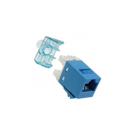Jack Cat.5e Categoría 5e AMP Netconnect SL 110 Series Modular Jack RJ45 AMP Unshielded Jack hembra RJ45 Commscope azul