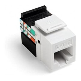 Jack Cat5e LEVITON White Network connector White Female type RJ45 Leviton Category 5e, 8 positions Leviton Network Connector