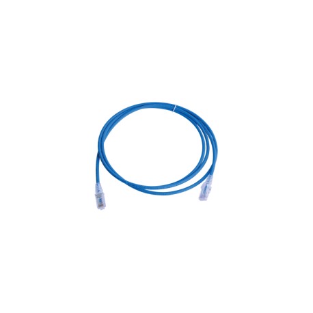 Patch Cord MC6 Modular Cat6 UTP, CM/LS0H, 7ft, Color Azul, Versión Bulk (Sin Empaque Individual) Cable de Red Cordón de parcheo