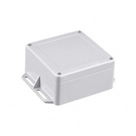 Gabinete Plástico Gris para Exterior (IP65) de 120 x 120 x 60 mm Caja estanca Caja de plástico para exterior de Plástico