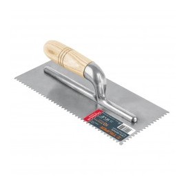 Triangle trowel with wooden handle and 10 rivets Trowel for masonry Trowel for construction work rough use