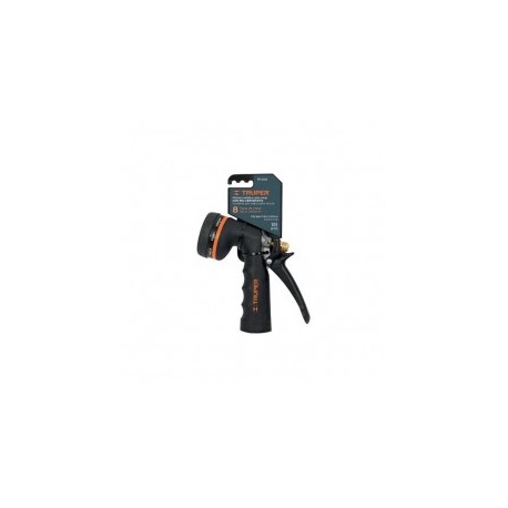Metal Gun for garden with 8 functions Professional Irrigation Gun with comfort handle Double injection metal body
