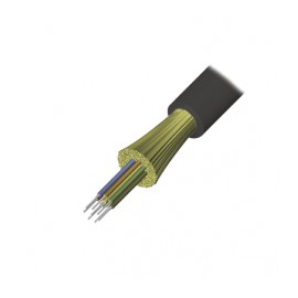 Cable de Fibra Óptica de 12 hilos, Interior/Exterior Dieléctrica LS0H Multimodo OM4 50/125 1 M