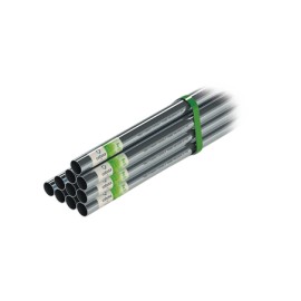 1 pc Conduit Pipe 1/2" Thin Wall (13mm) x 3m, Galvanized Green Label, 19 Gauge. 1/2" Media Pipe