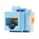 Jack Cat6 Categoria 6 BELDEN Azul Jack RJ45 Belden Conector Belden Azul de Red Cat. 6