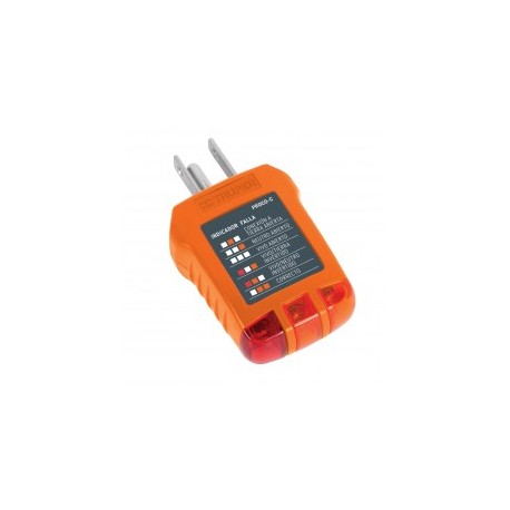 127v outlet tester Fault indicator ABS body