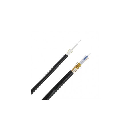 Cable de Fibra Óptica de 12 hilos, Multimodo OM3 50/125 Optimizada, Interior/Exterior, Loose Tube 250um, No Conductiva