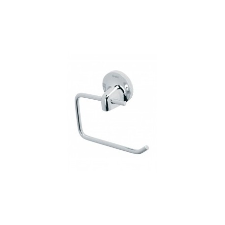 Aqua style metal toilet roll holder by FOSET Chrome Aqua toilet roll holder without cover