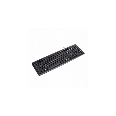 Telcado USB para computadora Laptop Mac Alambrico Negro Gamer Teclado QWERTY español color negro