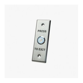 Botón de salida con aro iluminado/ IP65 Boton para control de Acceso No, COM, NC Boton para porton boton de salida con luz led