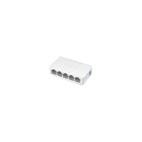 Switch no administrable para escritorio de 5 puertos 10/100 Mbps Divisor de Internet Switch para Escritorio 5 puertos