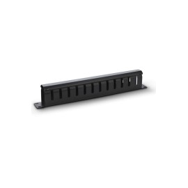 Organizador de cables horizontal 19", 1Ur Organizador de Cable para Rack Organizador de 1 unidad