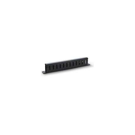 Organizador de cables horizontal 19", 1Ur Organizador de Cable para Rack Organizador de 1 unidad