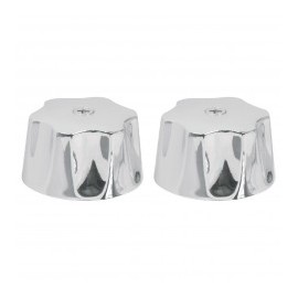 Juego de 2 manerales para lavabo y fregadero metálicos Manijas para lavabo o fregadero de Metal