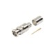 75 Ohm Male BNC Connector, Folding Ring, for Cable 8238, RG-11/U, Nickel / Gold / Teflon.