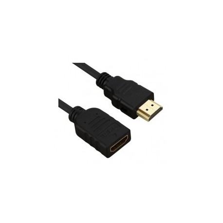 Cable HDMI Full HD Cable HDMI de 1.5 Metros Cable 4K Cable Macho - Hembra color Negro Cable Hembra HDMI