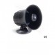 Sirena de 1 tonos 15 W/ Sonido 110 dB. Sirena Alambrica color negro Sirena para Alarma Sirena Bocina para Alarma