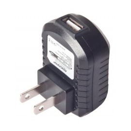 Cargador USB profesional de 1 Puerto, de 5 Vcc, 1 Amper Para Smartphones y Tablets Voltaje de entrada de 100-240 Vca