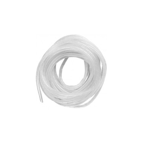 Espiral Blanco Agrupa Cables Orgnizador De Cables 1/3" Rollo De 10 Metros Organizador De Cables En Espiral De 1/3 Blanco