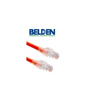 PATCHCORD UTP CAT6 BELDEN ROJO CMR-RISER 4 PARES CALIBRE 24 AWG  4 PIES 1.2 METROS
