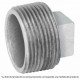 (1 pieza) Tapón Capa Galvanizada 3/4' Tapon para tubo galvanizado conduit de 3/4" Tapa para tubo metalico